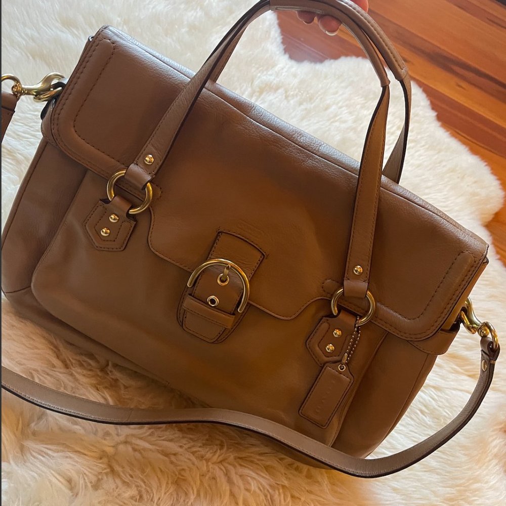 Coach Bag - Tan, Crossbody or Tote
